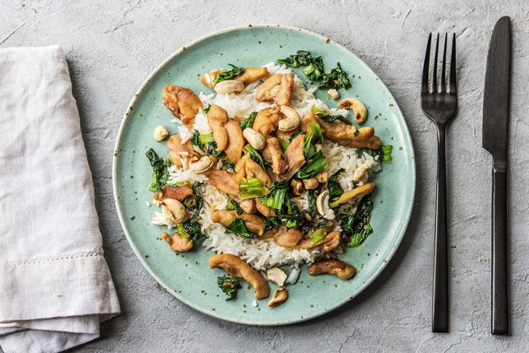 Frango Teriyaki com Castanhas-do-Brasil