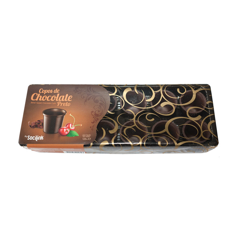 bySocilink Dark Chocolate Cups 125g bySocilink Dark Chocolate Cups 125g
