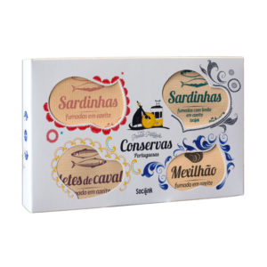 bySocilink Nº06 Canned Fish Set Smoked  4x125g