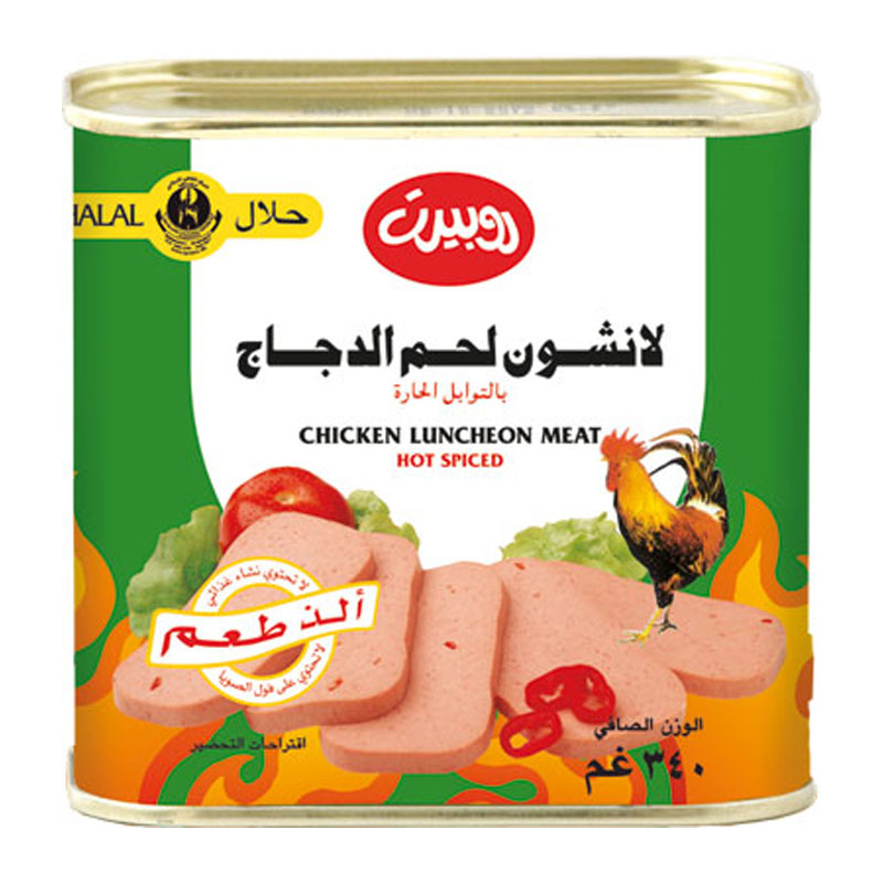 Robert chicken luncheon meat Hot 340g (5705250162533)