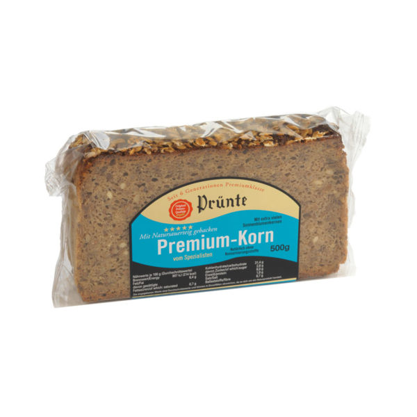 Pão de Centeio Premium-Korn Prünte 500g