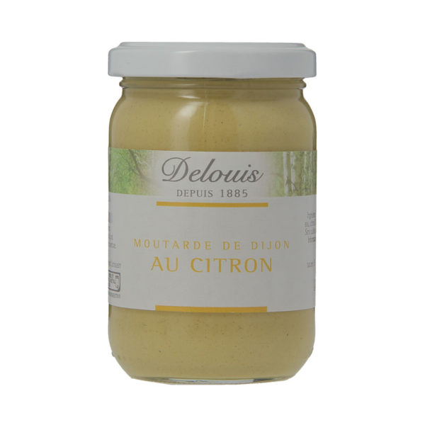 Delouis Dijon Organic Mustard with Lemon 200g