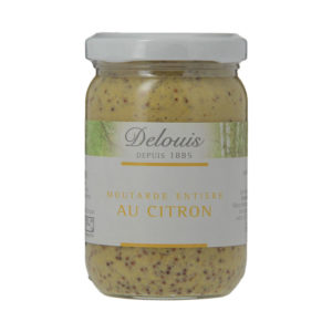 Delouis Organic Wholegrain Mustard with Lemon 200g