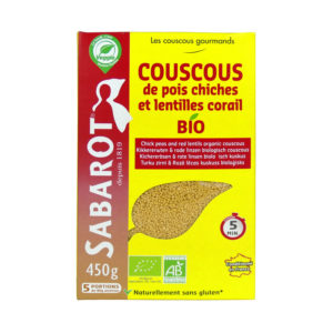 Sabarot Organic Red Lentils and Chick Peas Couscous 450g