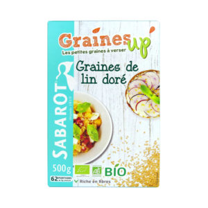 Sabarot Organic Yellow Flax Seeds 500g