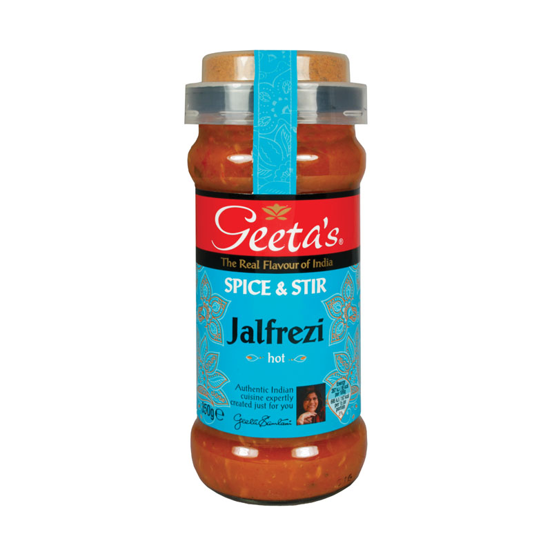 Geetas Jalfrezi Sauce 350g Geetas Jalfrezi Sauce 350g