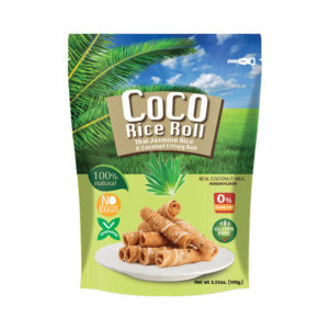 Coco Rice Roll Pandan Flavour 100g
