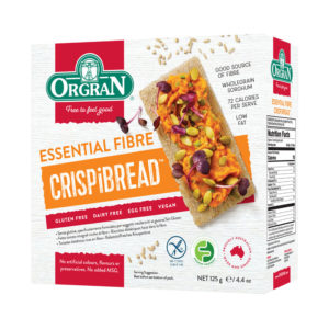 Orgran Essential Fibre Crispbread 125g