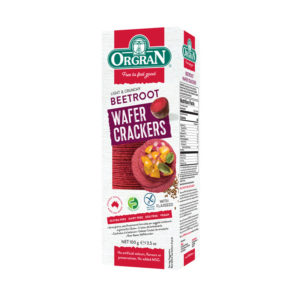 Orgran Beetroot Wafer Crackers 100g