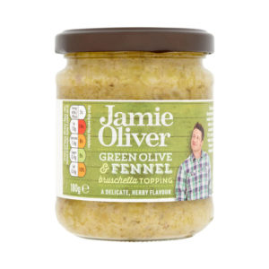 Jamie Oliver Green Olive & Fennel Bruschetta Topping 180g