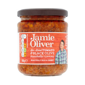 Jamie Oliver Tomato & Black Olive Bruschetta Topping 180g