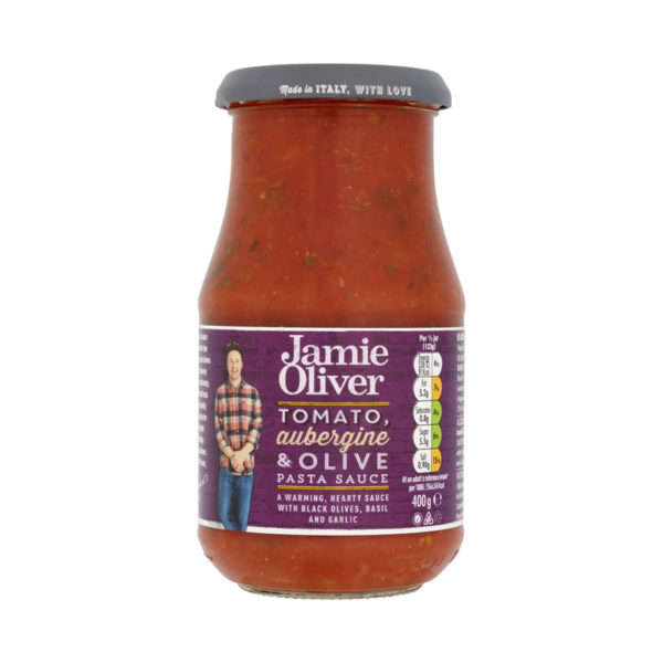 Molho para Massa de Tomate Beringela e Azeitona Jamie Oliver 400g
