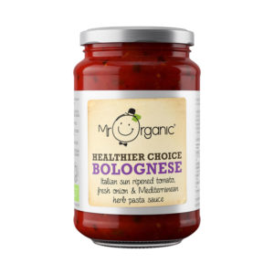 Mr Organic Healthier Choice Organic Bolognese Pasta Sauce 350g