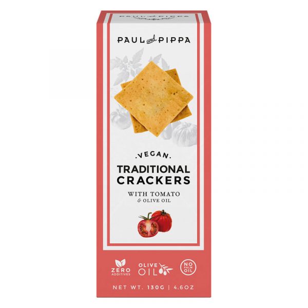 Paul & Pippa Traditional Tomato Crackers 130g