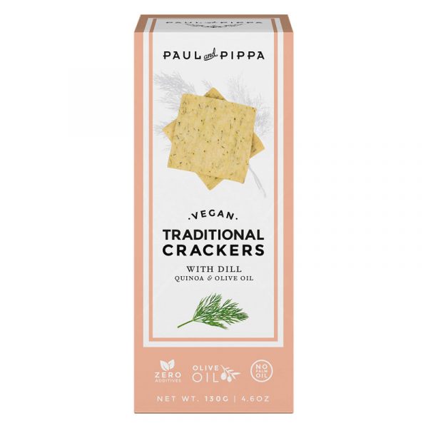 Paul & Pippa Traditional Dill Crackers 130g
