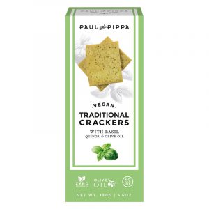 Crackers Tradicionais de Manjericão Paul & Pippa 130g