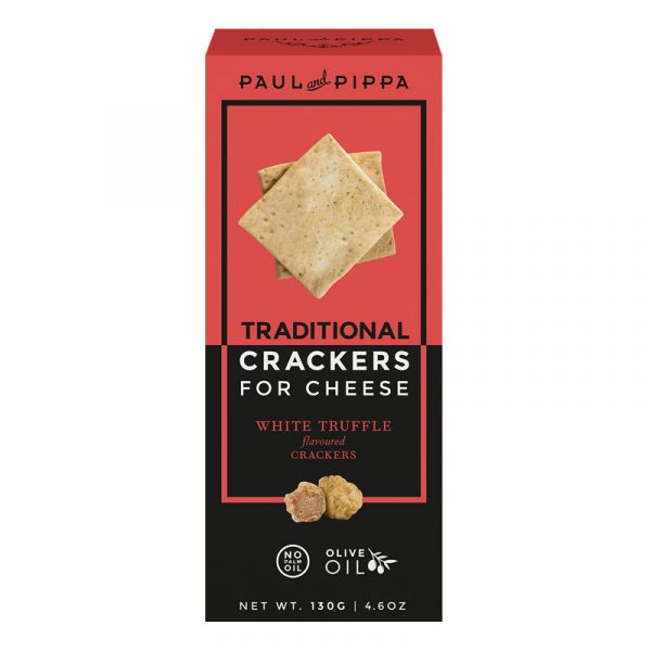 Crackers de Trufa Branca para Queijo Paul & Pippa 130g