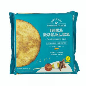 Ines Rosales Olive Oil Tortas with Sesame and Sea Salt 120g