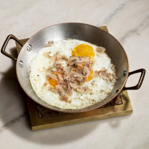 Fried Eggs with Truffles