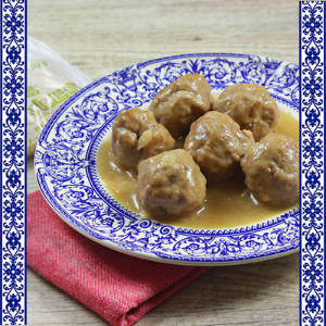 Meatballs with Olive Oil Pies with Rosemary and Thyme