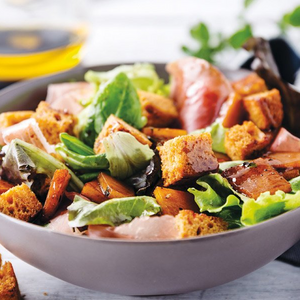 Salad with Pumpkin and Ham