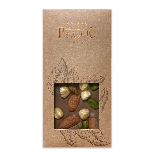 Tablete de Chocolate de Leite La Charmeuse Maison Pécou 100g