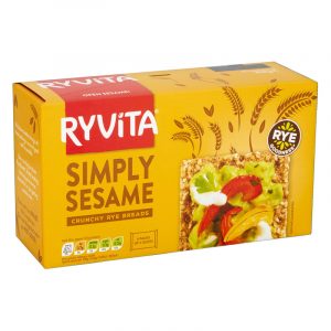 Ryvita Crispy Rye Bread with Sesame 250g