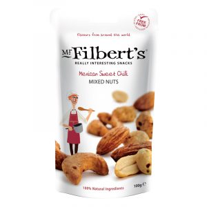 Mr. Filberts Mexican Sweet Chilli Mixed Nuts 100g