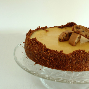 Cheesecake with Cantucci and Vin Santo