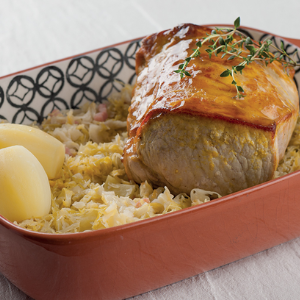 Sauerkraut with Pork Loin