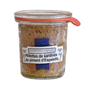 Rilletes de Sardinha com Pimenta de Espelette Conserverie des Saveurs 100g