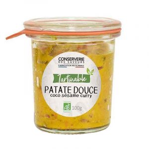 Conserverie des Saveurs Organic Sweet Potatoes Delight with Coco Curry Sesame 100g