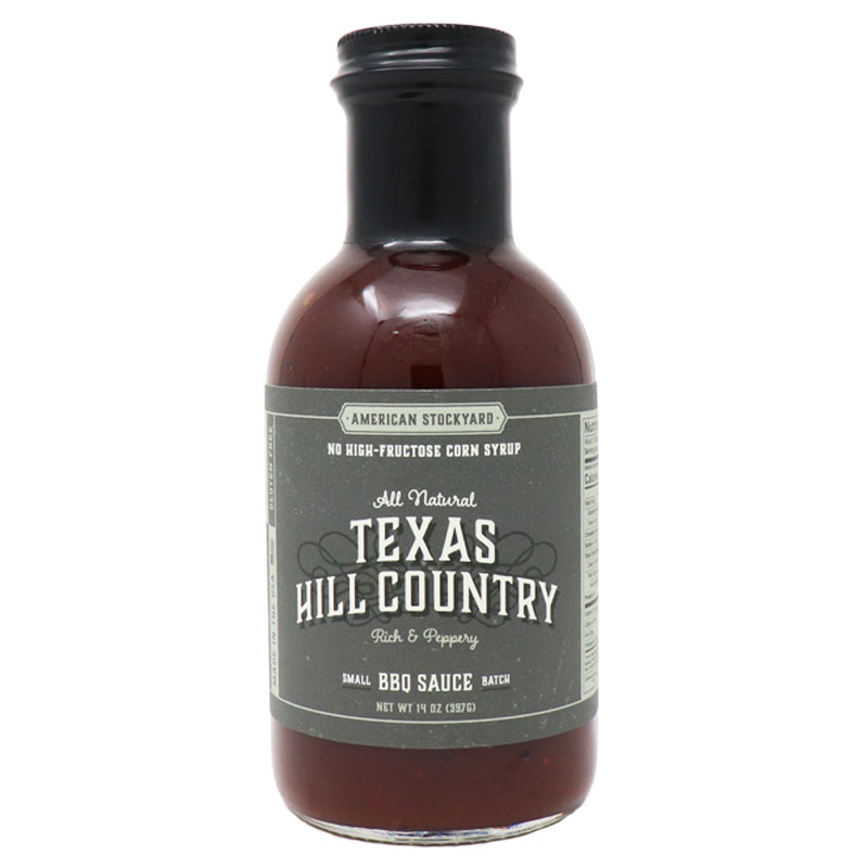 BBQ Sauce Texas Hill Country American Stockyard 397g