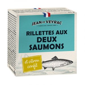 Jean de Veyrac Rillettes of 2 Salmon and Lemon Confit 65g
