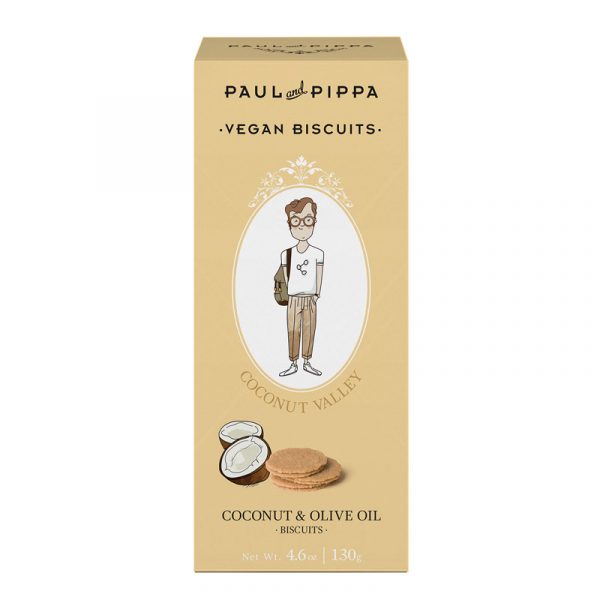 Paul & Pippa Coconut Valley Biscuits in Canister 130g