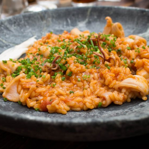 Spanish Rice with Squid