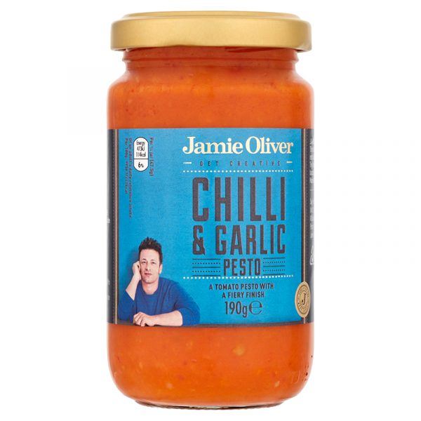 Jamie Oliver Chilli and Garlic Pesto 190g