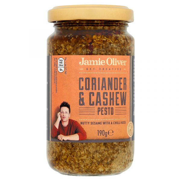 Jamie Oliver Coriander and Cashew Pesto 190g