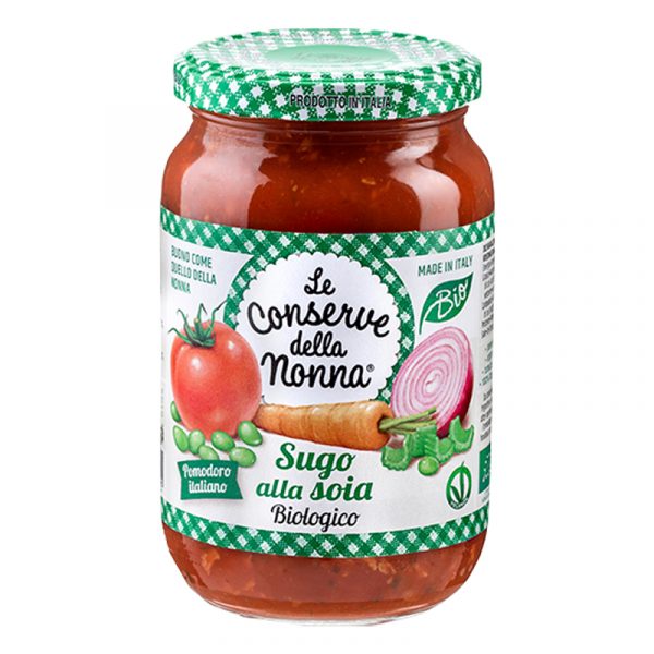 Le Conserve della Nonna Organic Tomato Sauce with Soy 350g