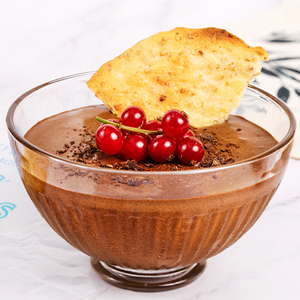 Mousse de Chocolate com Tortas de Azeite com Canela