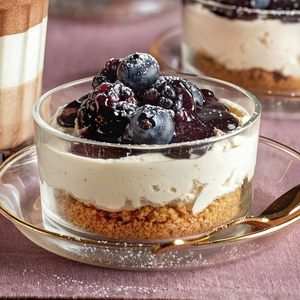 Blueberry Cheesecake with Dark Chocolate