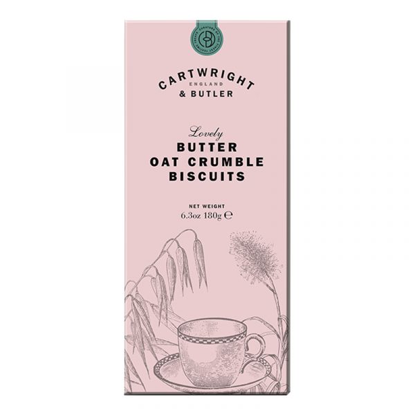 Cartwright & Butler Butter Oat Crumble Biscuits in Carton 180g