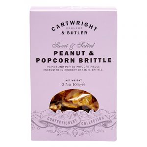 Cartwright & Butler Peanut & Popcorn Brittle in carton 100g