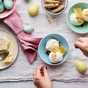 Honey and Ricotta Ice Cream