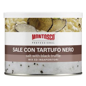 Montosco Salt with Black Truffle Tube 500g
