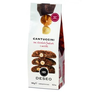 Deseo Extra Dark Chocolate and Hazelnuts Cantuccini 180g