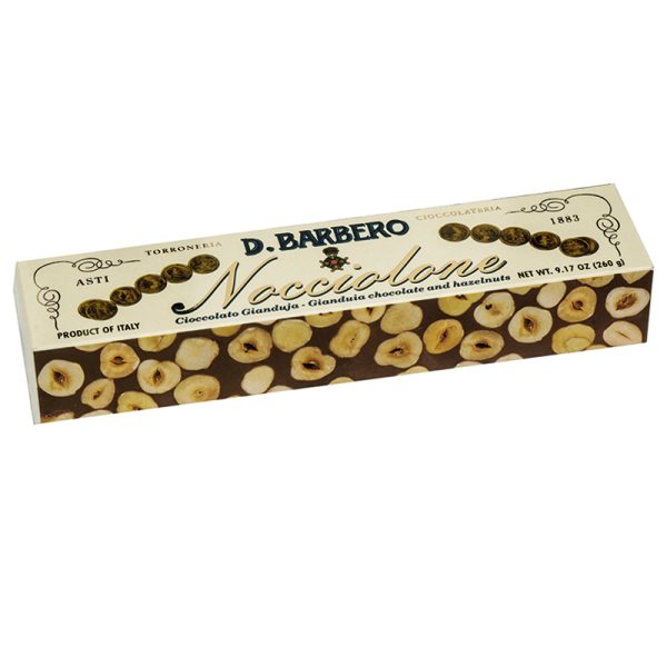 D.BARBERO Nocciolone Gianduja chocolate with hazelnut 260g