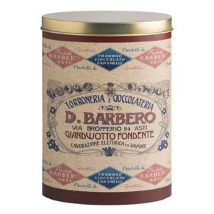 D.BARBERO Dark Gianduiotti in Metal Box 150g