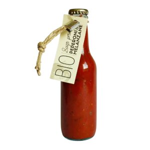 Perche ci Credo Organic Tomato Sauce with Aubergine and Peppers 200g