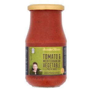 Molho para Massa de Tomate e Legumes Mediterrânicos Jamie Oliver 400g